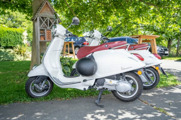 immer gerne gesehen - Vespas und Motorräder