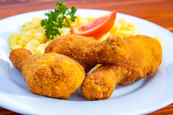 goldbraunes Backhendl