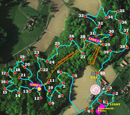 Wieselgraben Parcours-Plan 2025
