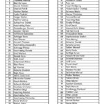 2026-02-21 - 6. Dartturnier - Rangliste Herren Einzel